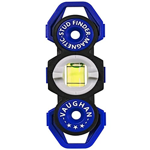 Vaughan Magnetic Stud Finder Leveler, Locates Screws & Nails (50044)