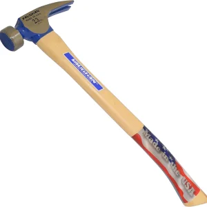 Vaughan CF1HC 23 oz. Milled Face California Framing Hammer, Curved Handle (10304)