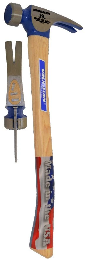 Vaughan CF2-HC 19 oz. Milled Face California Framer, Curved Handle (11604)
