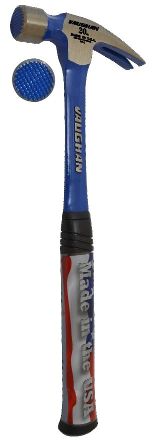 Vaughan R999Ml 20 oz. Milled Face Solid Steel Rip Hammer, 16" Handle (11220)