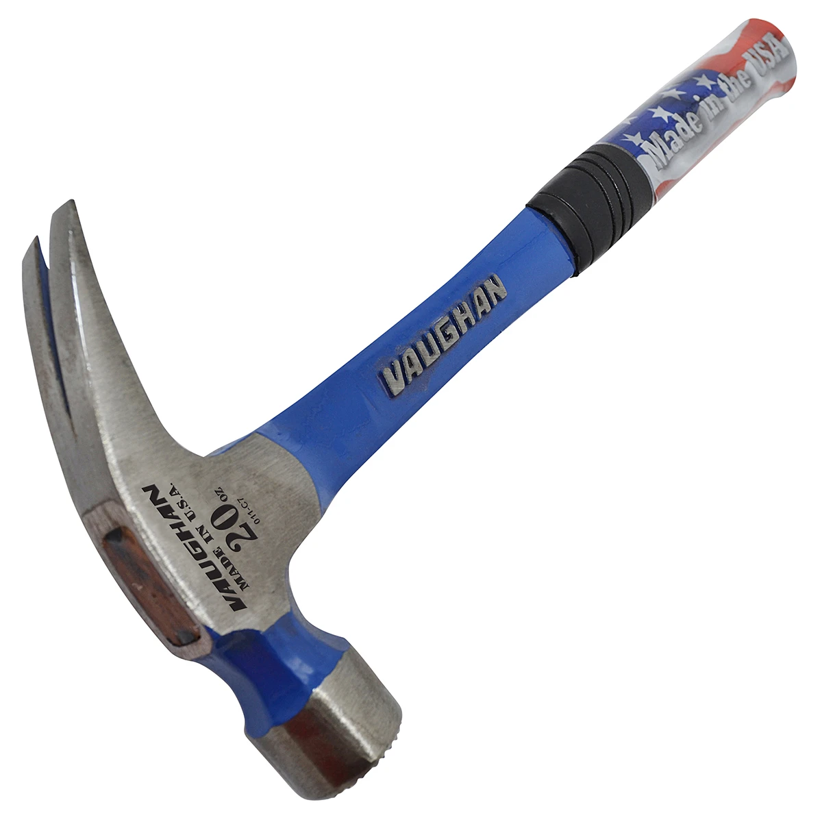 Vaughan R999Ml 20 oz. Milled Face Solid Steel Rip Hammer, 16" Handle (11220) — product image 4
