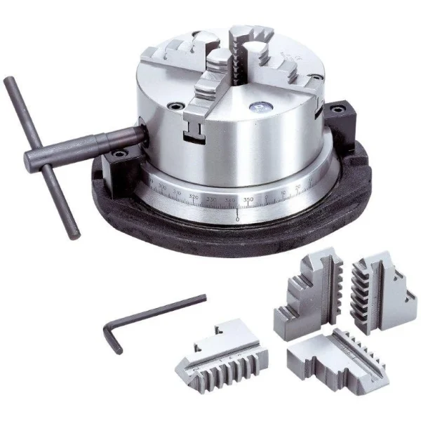 VERTEX 8" 4-JAW SELF-CENTERING ROTARY CHUCK (3900-2418)