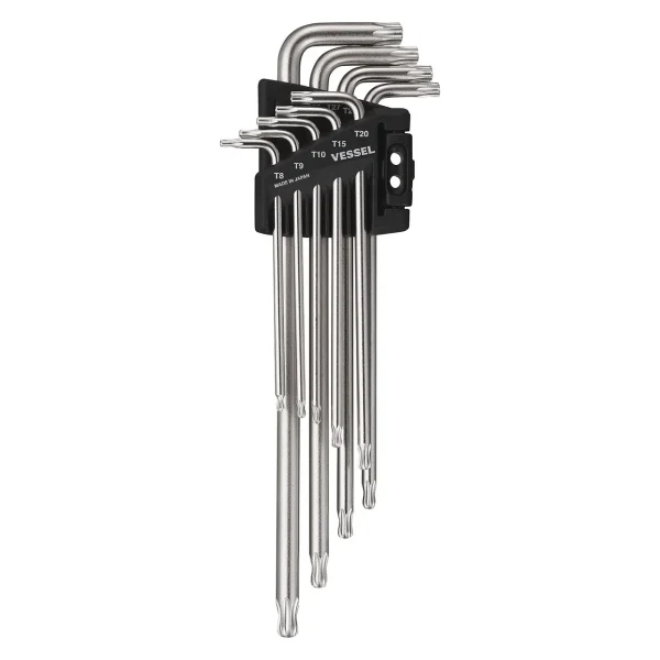 Vessel Ball End TORX L-Key Wrench 9 Pc Set (8509BTXU)