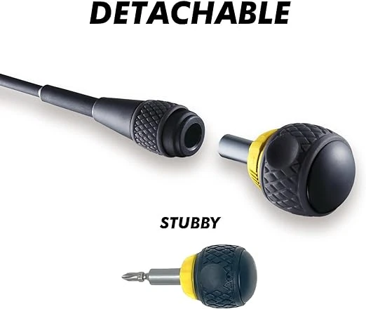 Vessel Ball Grip Ratchet Screwdriver w/ 10 Pc Bit Set (2200MBH120K01) — product image 2