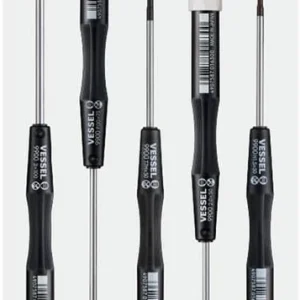 Vessel Precision Micro Tip Screwdriver Set (H0.89, H1.27, H1.5, H2.0, H2.5) (99005HXPBU)