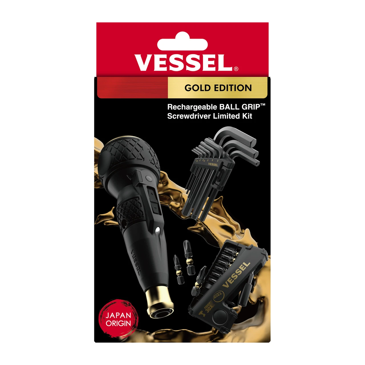 Vessel Rechargeable Ball Grip Screwdriver Limited Kit (220USB11GLUL1) — product image 2