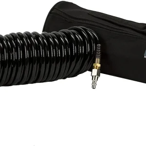 VIAIR 30ft Extension Black Braided Coil Hose with Quick Connect (00031)