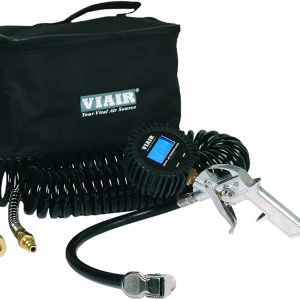 VIAIR Digital Tire Inflation Kit 2.5 Inch Gauge 200 PSI 30 Foot Hose (00044)