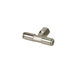 VIAIR 1/4" NPT Female to Dual 1/8" Swivel Tee Air Fitting 2-Pack DOT Approved (11830)