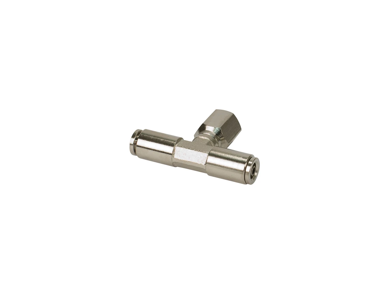 VIAIR 1/4" NPT Female to Dual 1/8" Swivel Tee Air Fitting 2-Pack DOT Approved (11830)