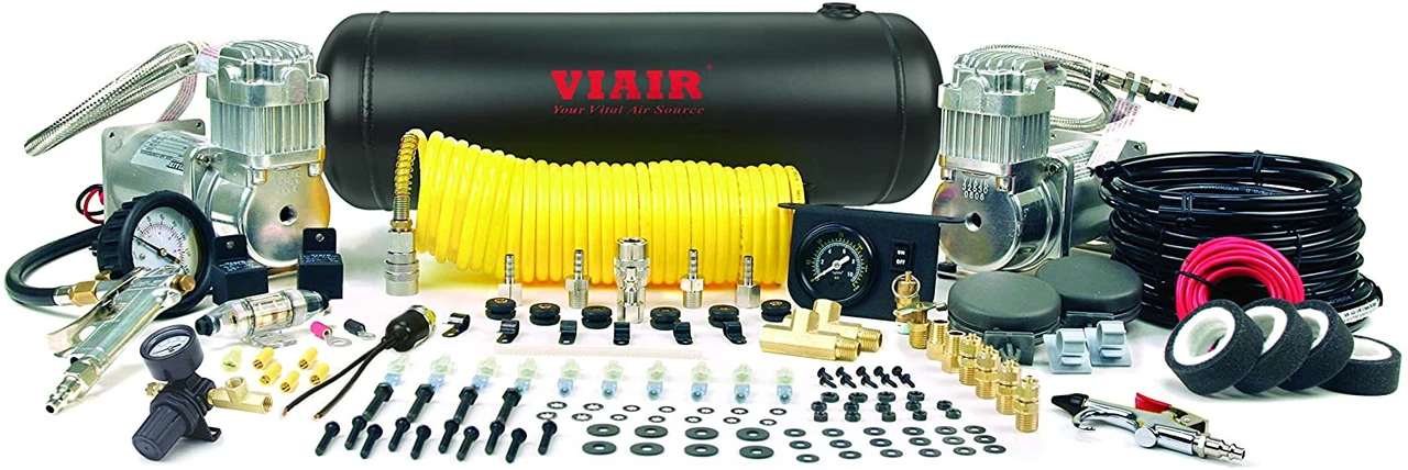 VIAIR Xtreme Duty Onboard Air System 12V 150 PSI Compressors 2G Tank (10009)