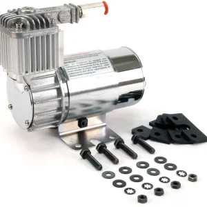 VIAIR 100C Chrome Compressor Kit with Omega Mounting Bracket (10016)