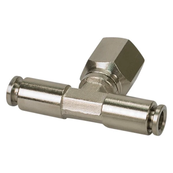 VIAIR 1/4" NPT Female to 1/4" Swivel T-Fitting 10 pcs (11430-BP)