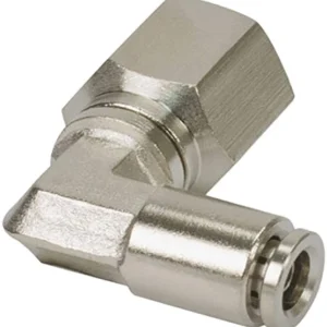 VIAIR 1/4" NPT(F) to 1/4" Airline 90 Degree Swivel Elbow Fitting 10 pcs (11458-BP)