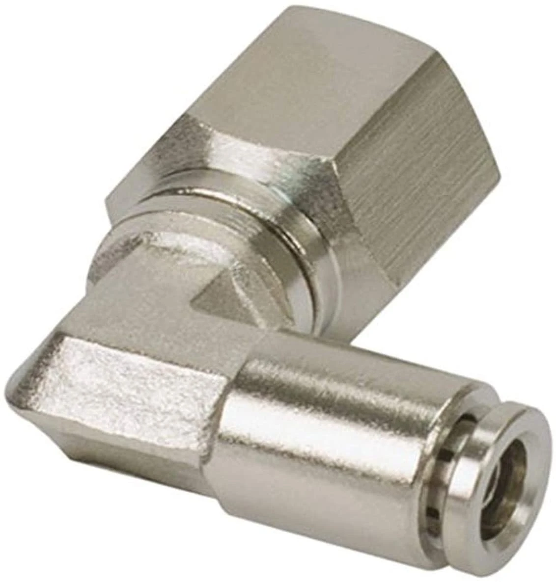 VIAIR 1/4" NPT(F) to 1/4" Airline 90 Degree Swivel Elbow Fitting 10 pcs (11458-BP)