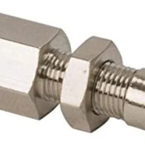 VIAIR DOT Inflation Valve for 1/4" Air Line PTC Style Nickel Plated (11490-BP)