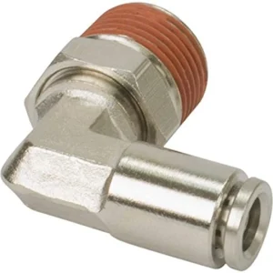 VIAIR 1/4" NPT Male to 1/8" Airline 90-Degree Swivel Elbow Fittings (11846-BP)