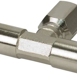VIAIR 1/4 NPT Female to 3/8 Swivel T-Fitting 10 Piece Set Robust Design (13826-BP)