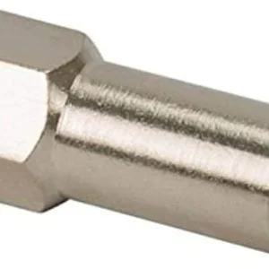 Viair 3/8" NPT Female to 3/8" Airline Straight Fitting 10 Pack Nickel (13882-BP)