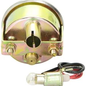 VIAIR 2 Inch Single Needle Air Gauge White Face Illuminated 160 PSI (90087)