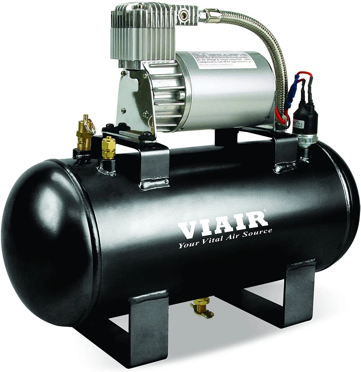 Viair 1.5 Gallon Tank Air Source Kit Fast Fill-120 PSI Compressor (20003)