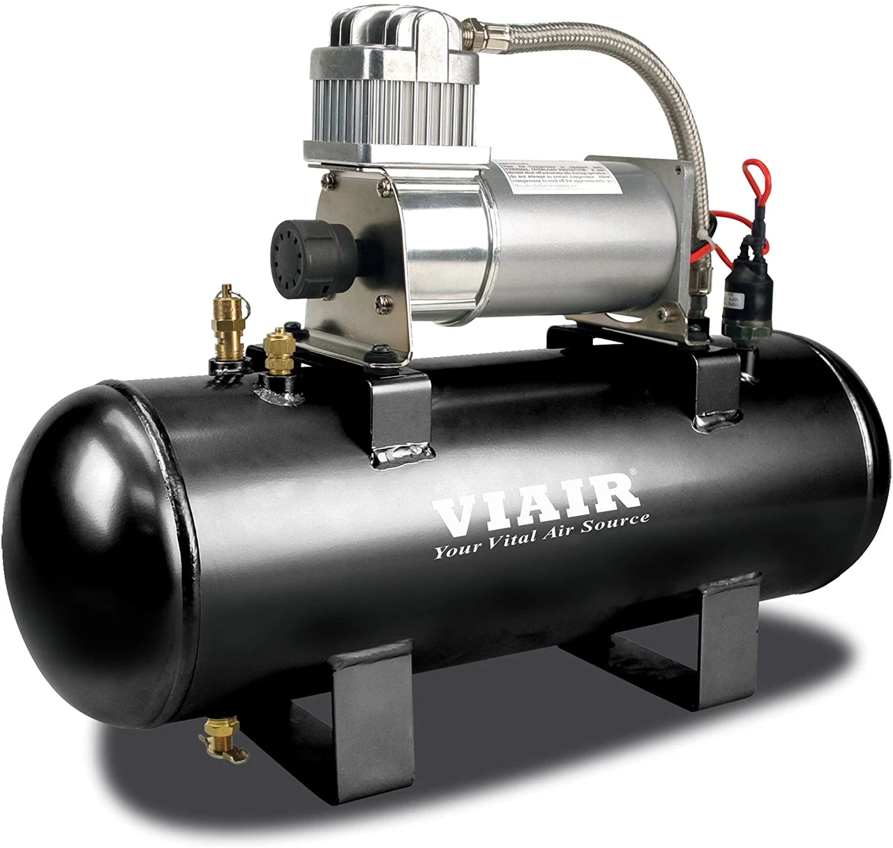 Viair High Flow 150 PSI 12V Air Source Kit with 2.0 Gallon Tank (20005)