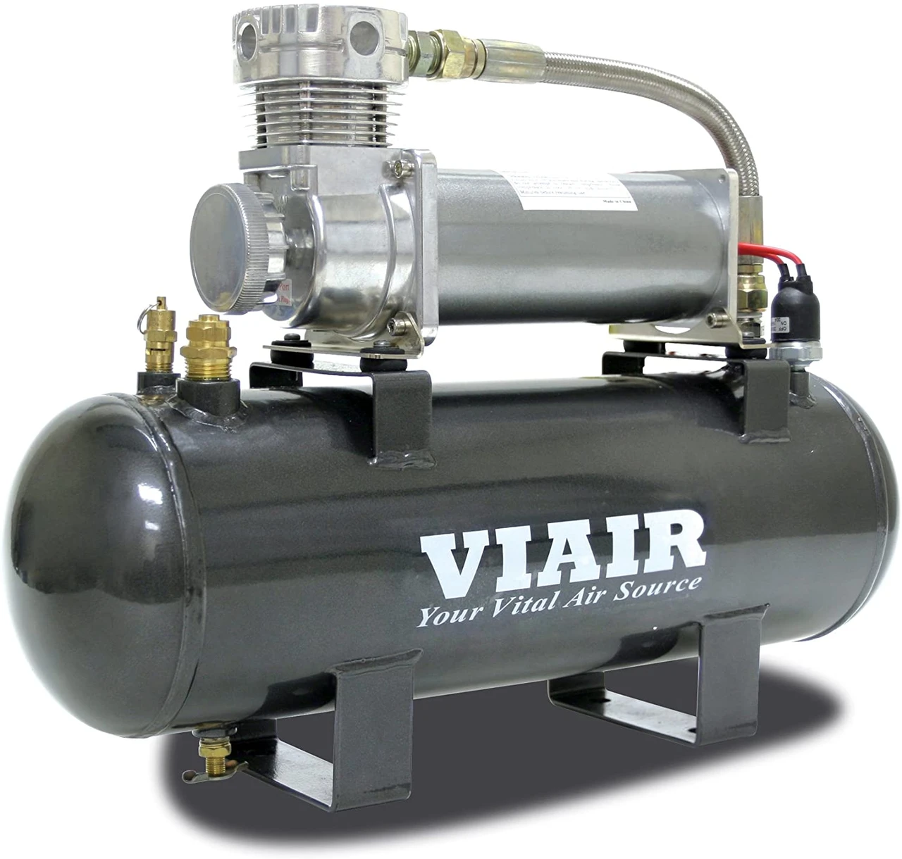 Viair 200 PSI 2.0 Gallon Tank Fast-Fill Air Source Kit 12V Compressor (20007)