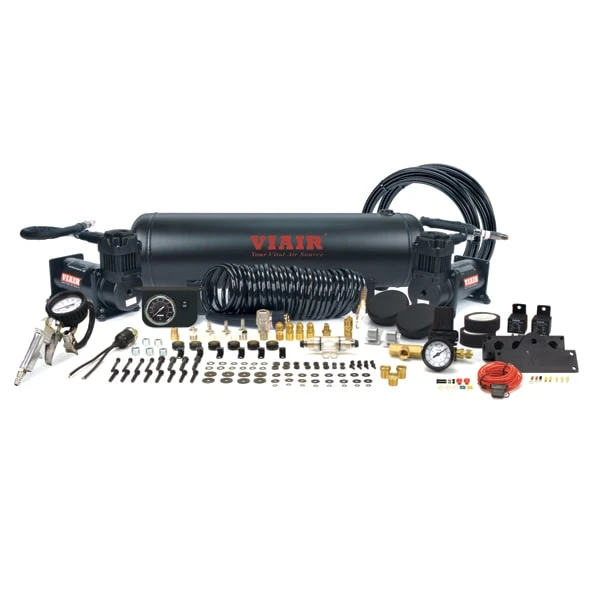 Viair Dual Stealth Black 380C Air System 200 PSI, 2.5 Gal Tank (20014)