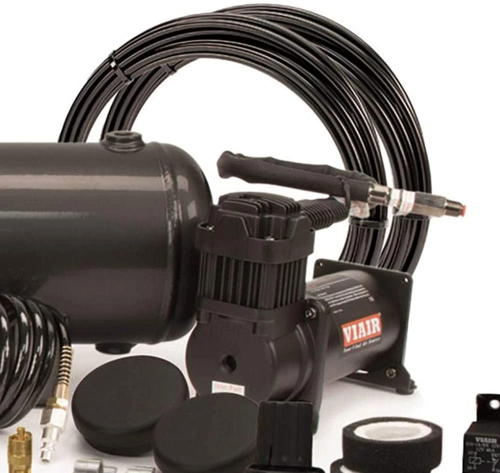 Viair Dual Stealth Black 380C Air System 200 PSI, 2.5 Gal Tank (20014) — product image 2