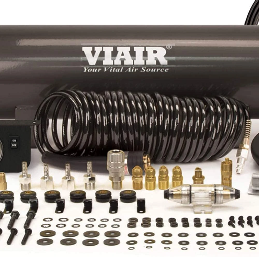 Viair Dual Stealth Black 380C Air System 200 PSI, 2.5 Gal Tank (20014) — product image 3