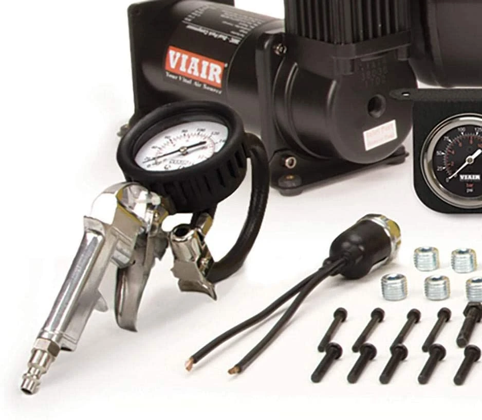 Viair Dual Stealth Black 380C Air System 200 PSI, 2.5 Gal Tank (20014) — product image 5