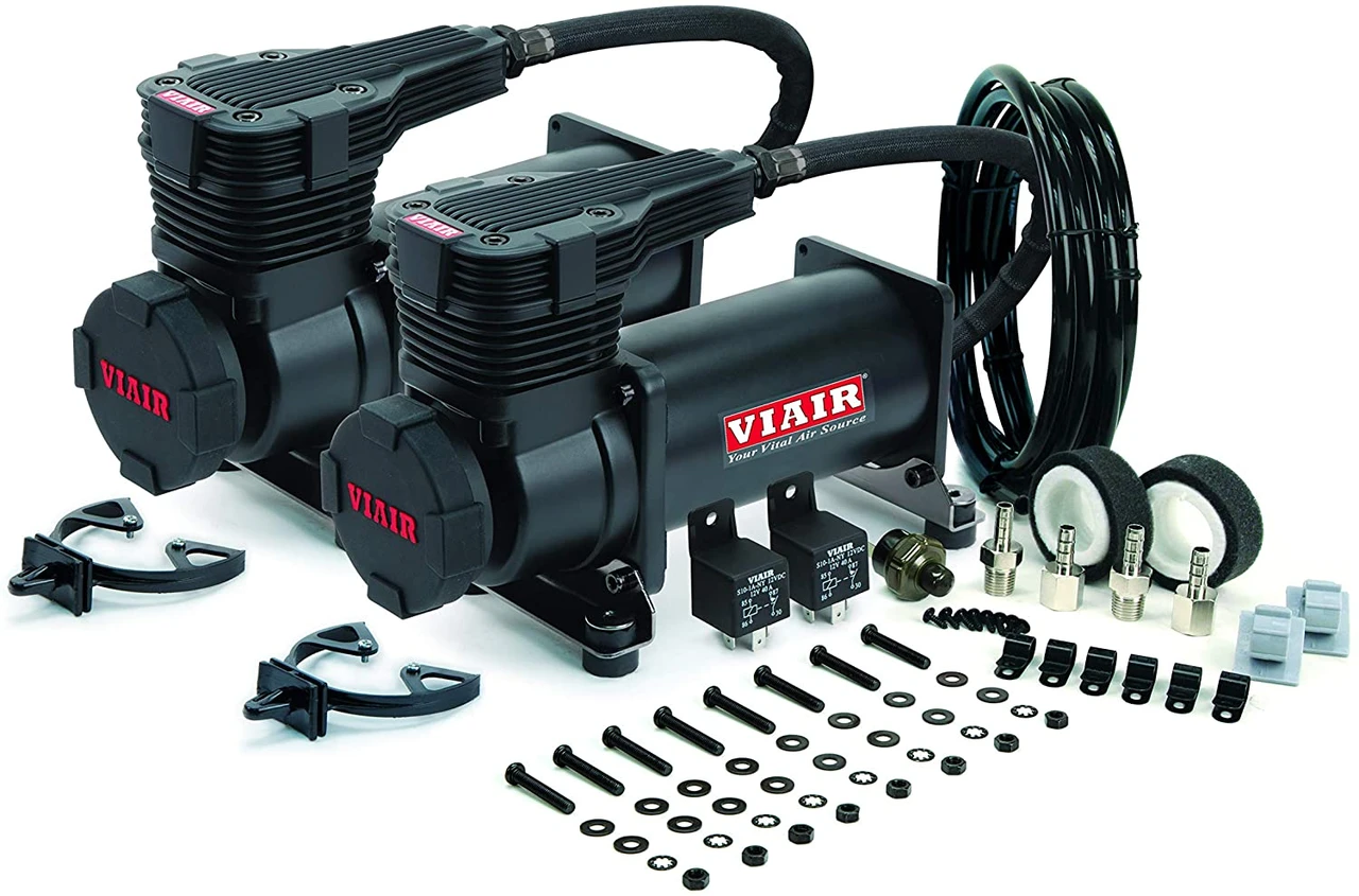 VIAIR Dual Stealth Black 425C Onboard Air System 175 PSI 4.80 CFM (20175)