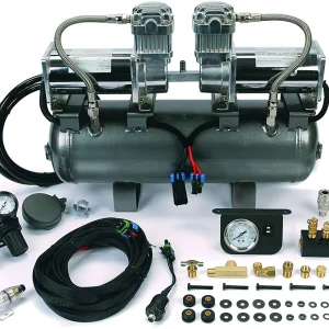 VIAIR 200 PSI High-Pressure Universal Dual 380C Compressor Air System Kit (30018)