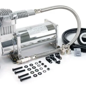 VIAIR 380C 200 PSI Chrome Compressor Kit 12V 100% Duty Cycle (38033)