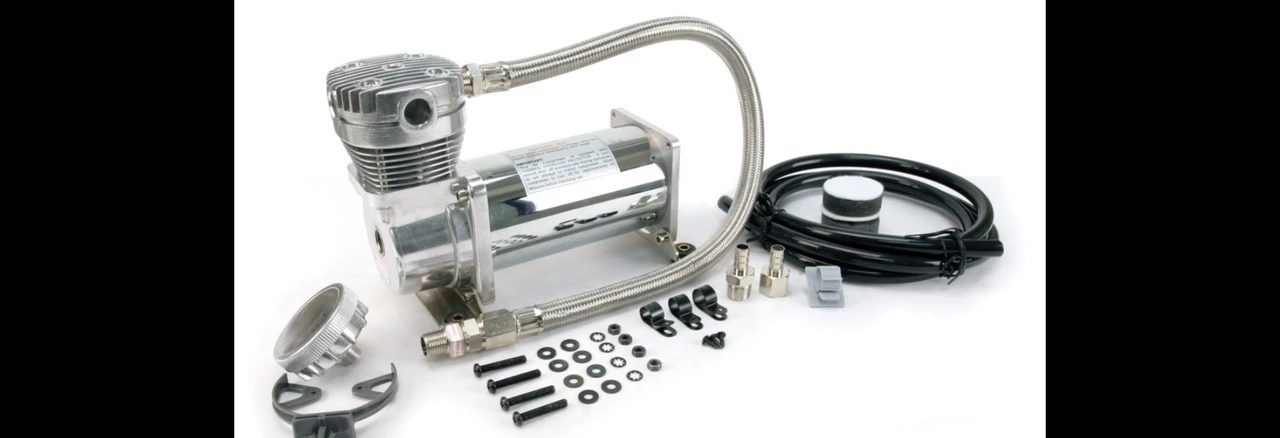 VIAIR 420C Chrome Compressor Kit 3/8 Port 12V 33% Duty Sealed (42042)