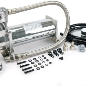 VIAIR 460C Chrome Compressor Kit 3/8" Port 12V 100% Duty Sealed (46043)