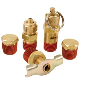 VIAIR 5 Pc Tank Port Straight Fitting Kit for 200 PSI Systems (90004)