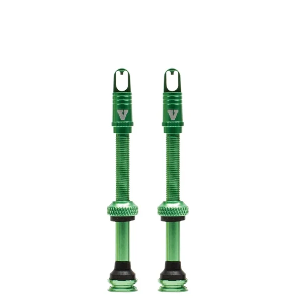 VIAIR TLC 60mm High Flow Tubeless Valve Stem in Vibrant Green (60601GR)