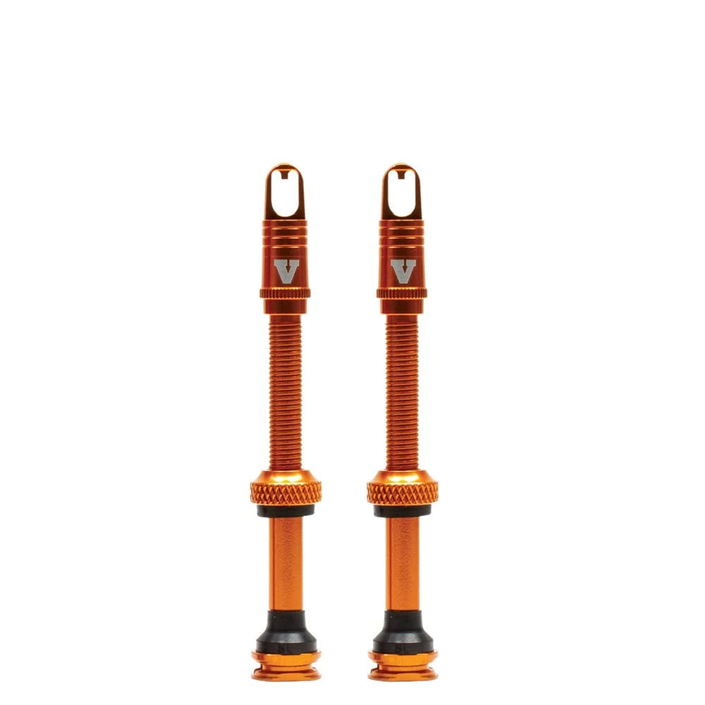 VIAIR 60mm High-Performance Tubeless Valve Stem in Orange (60601OR)