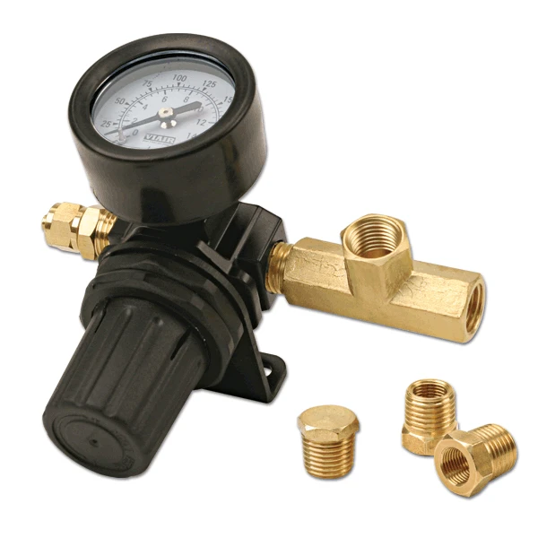 VIAIR Inline Air Pressure Regulator with Mounting Bracket, 0-200 PSI (90150) — product image 2