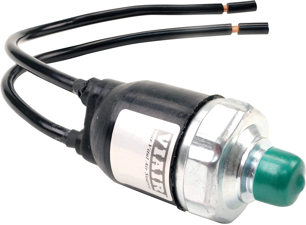 VIAIR Sealed Pressure Switch with 1/8" M NPT Port & 12 GA Lead Wires (90217)