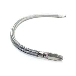 VIAIR 21" Stainless Steel Braided PTFE Leader Hose w/ Check Valve (92788)