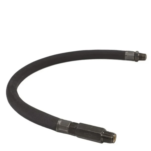 VIAIR 24-inch Stainless Steel Braided Leader Hose with Black Sleeve (92796)