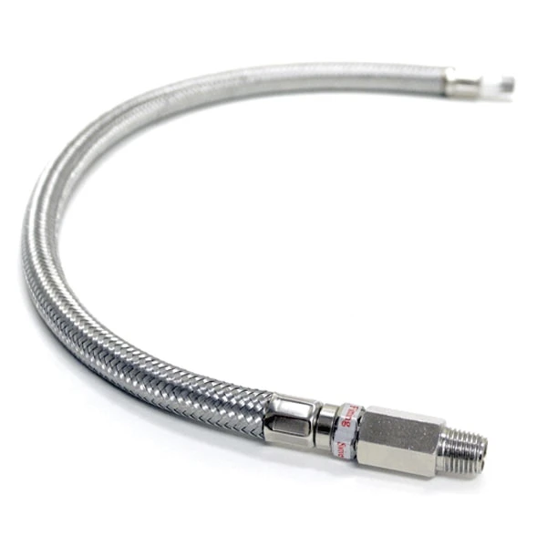 VIAIR Stainless Steel Braided Leader Hose 36-inch with Check Valve (92805) — product image 2