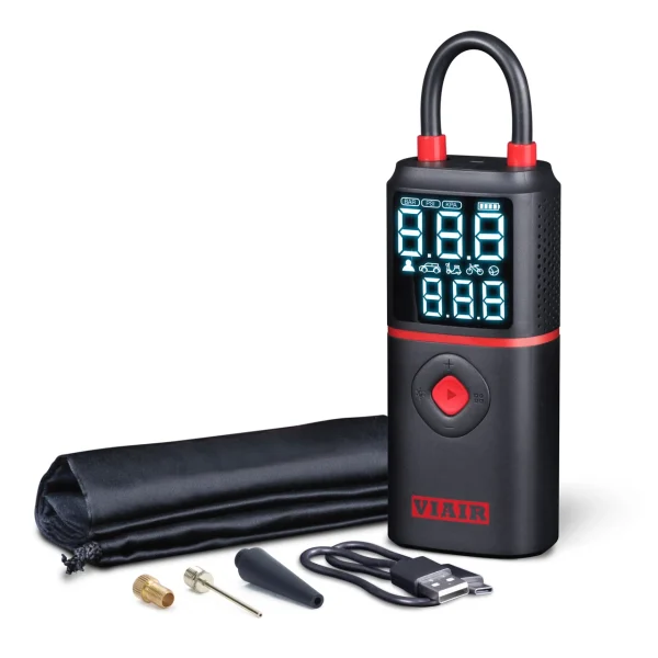 VIAIR Cordless Rechargeable Tire Inflator with Auto Shut-Off Feature (EVC23P)