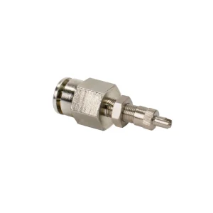 VIAIR 3/8 Inch Air Line DOT Inflation Valve PTC Style Nickel Plated 2 Pcs (13890)