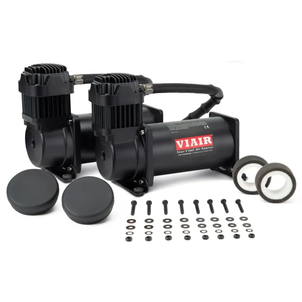 VIAIR Dual 400 High Performance Stealth Black VMS Compressors (400DB)