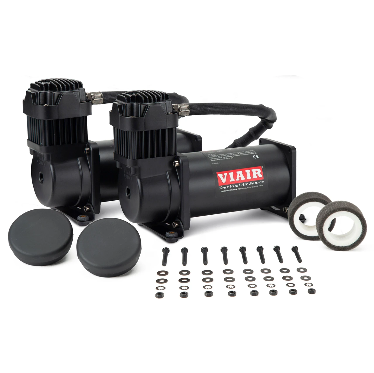VIAIR Dual 400 High Performance Stealth Black VMS Compressors (400DB)