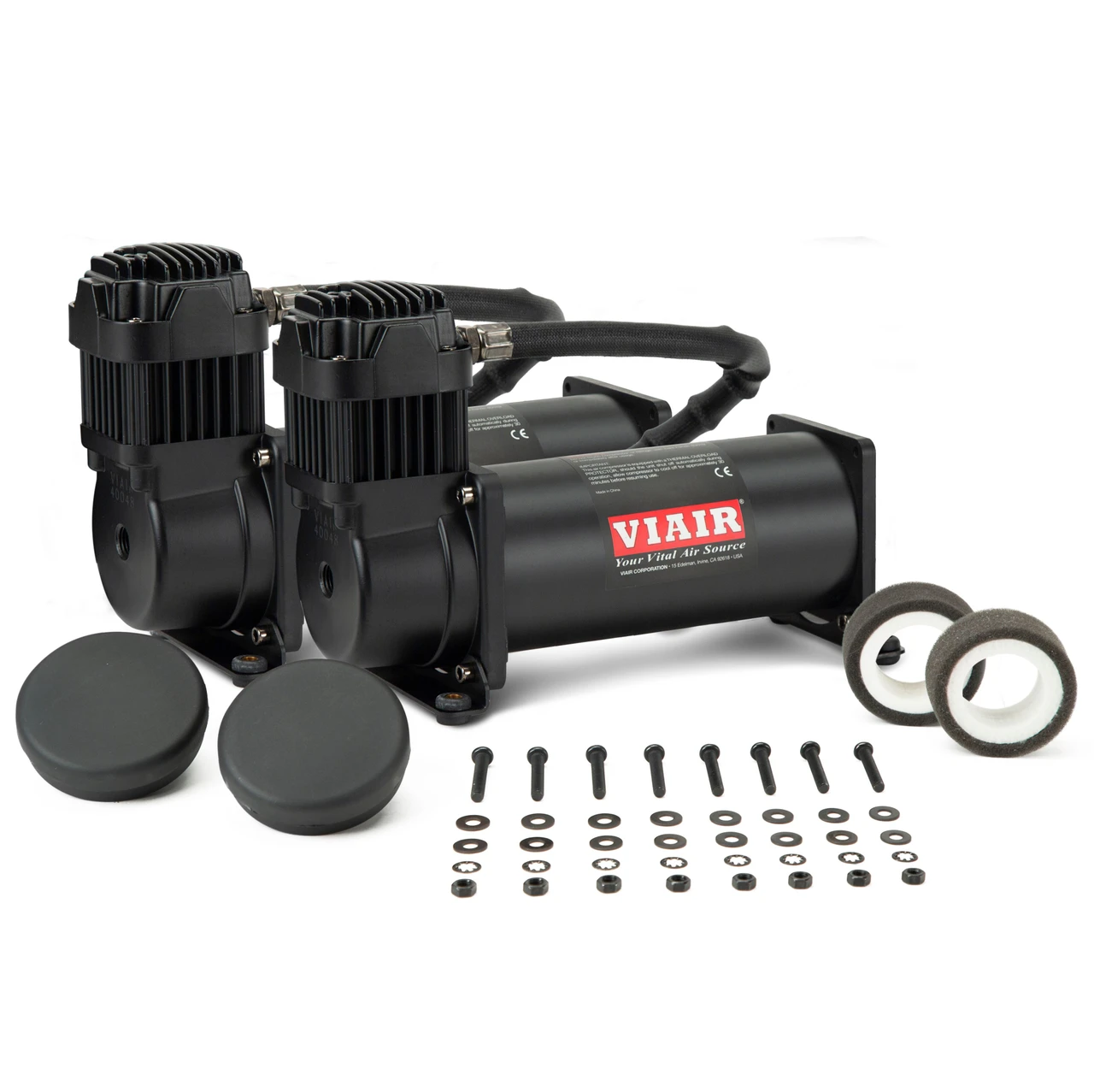 VIAIR Dual 444 High Performance Stealth Black VMS Compressors Set (444DB)
