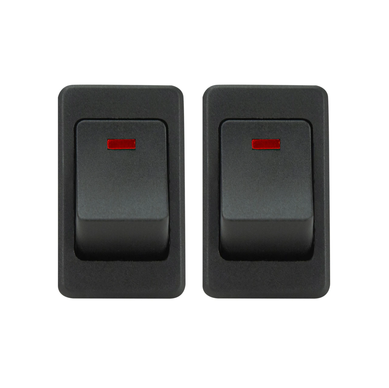 VIAIR Red LED Rocker Switch 35A 12V No-Logo Dual Pack (90123)